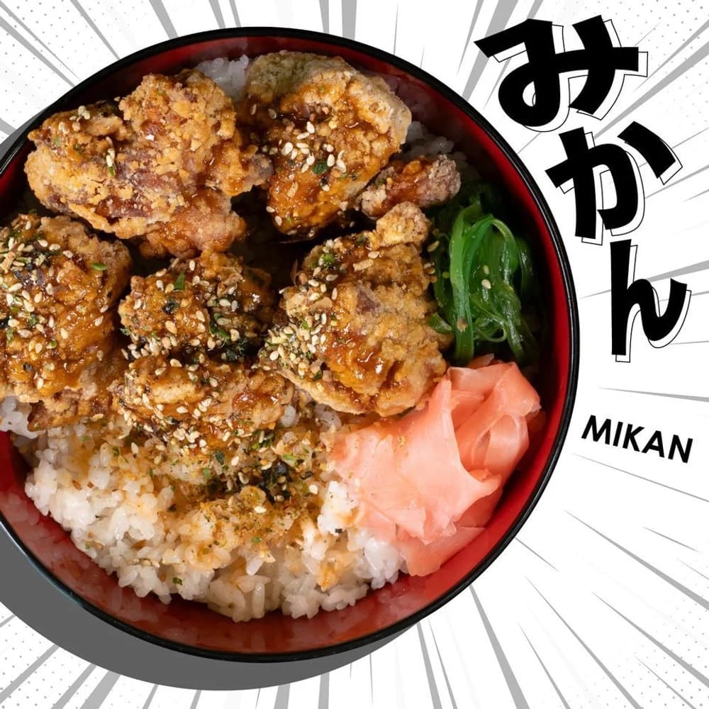 Smoked Mikan Tori Karaage Don